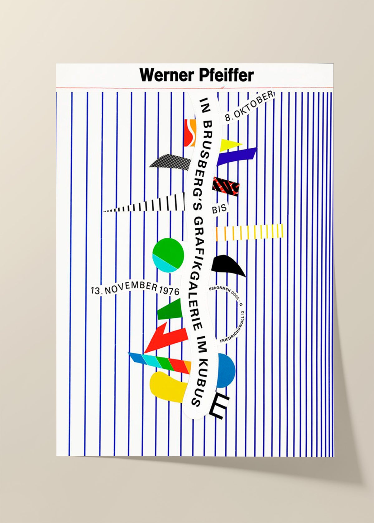 Werner Pfeiffer poster