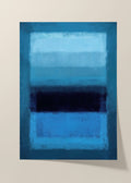 Abstract blue poster
