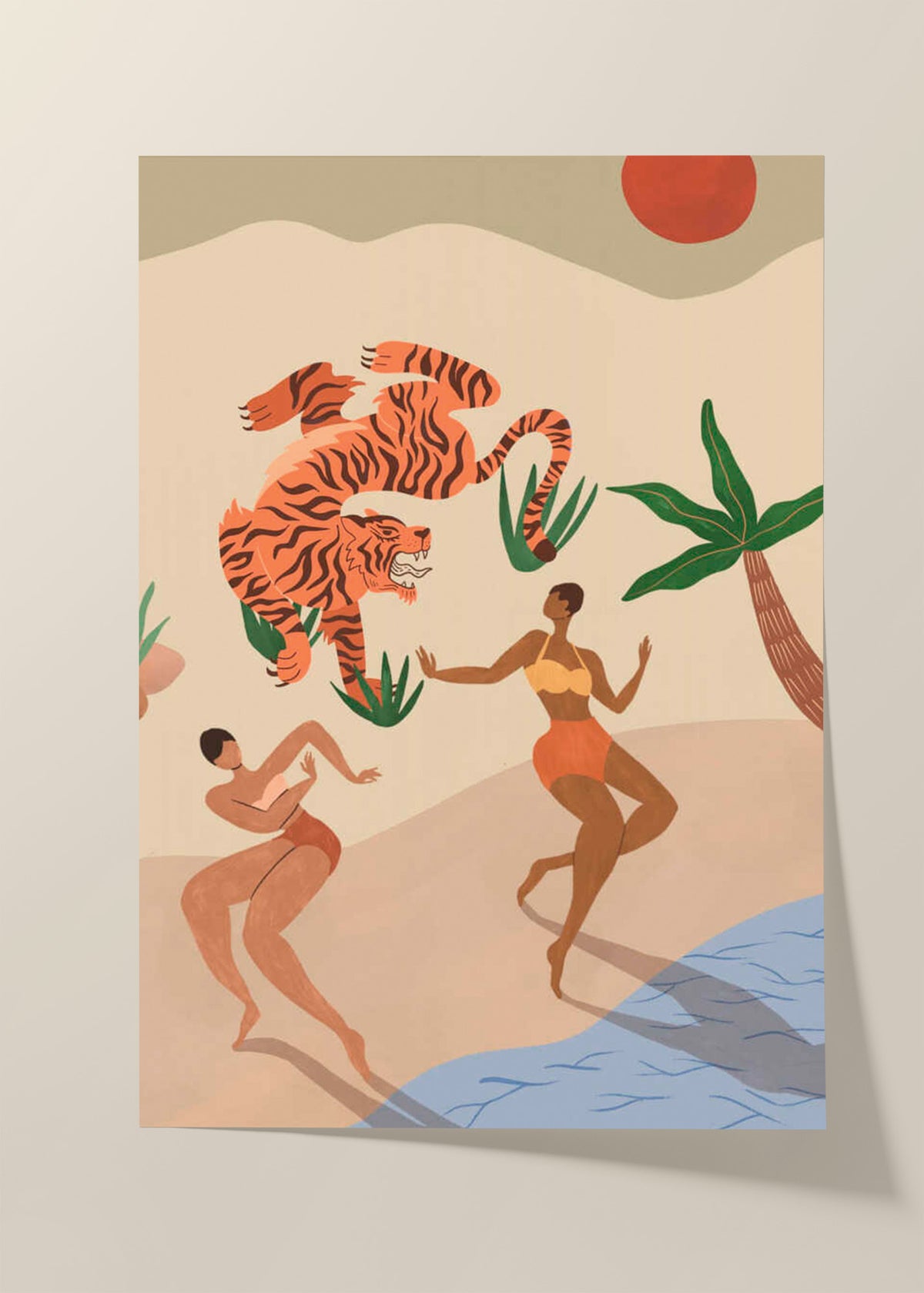 Dancing Tiger Poster