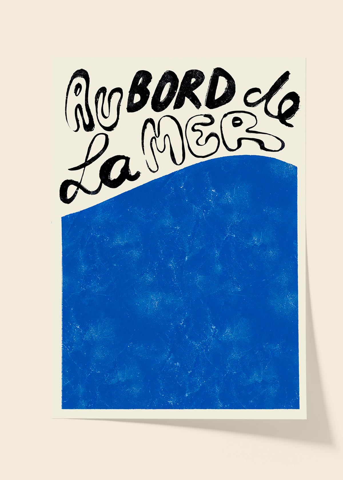 Au bord de la mer poster