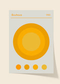 Bauhaus 1923 yellow poster