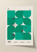 Geometric shapes N2 poster