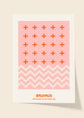 Bauhaus ausstellung pink poster