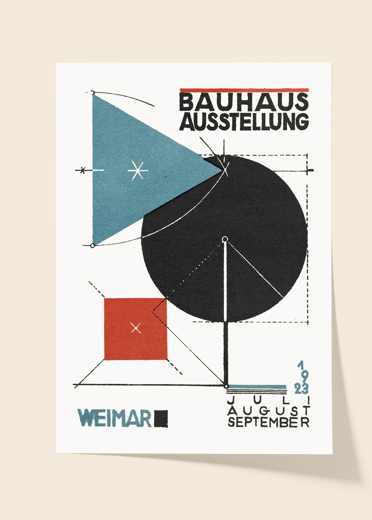 Bauhaus Ausstellung 1923 2 poster
