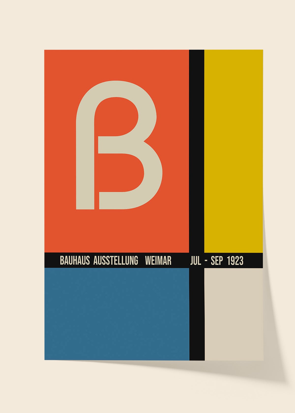 Bauhaus ausstellung weimar poster