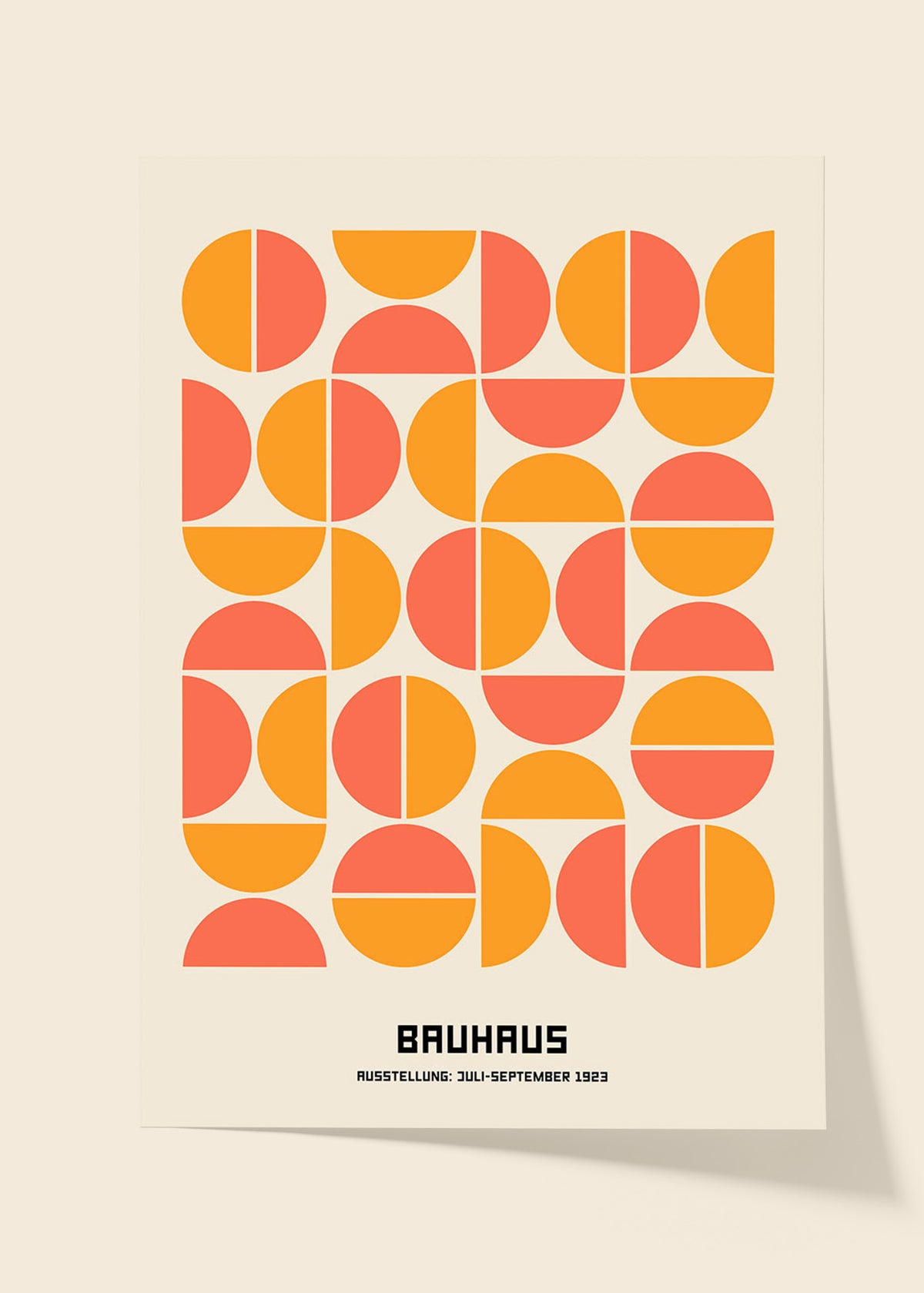 Bauhaus ausstellung poster