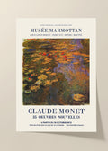 Claude Monet exhibition poster poster