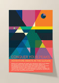 Majestic peaks poster