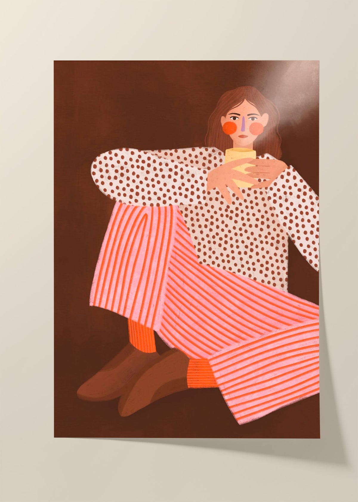 Cozy Coffee Moment Poster