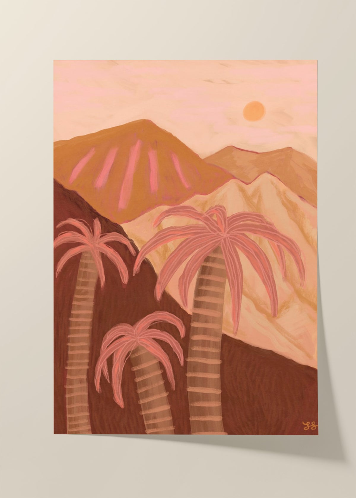 Desert Palms Sunset