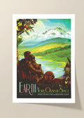 Earth you oasis in space poster