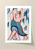 Ernst ludwig kirchner - Dancing couple in the snow poster