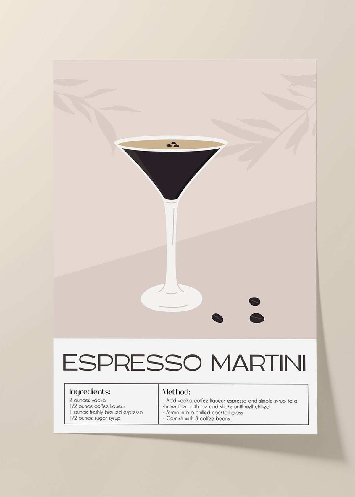 Espresso Martini cocktail