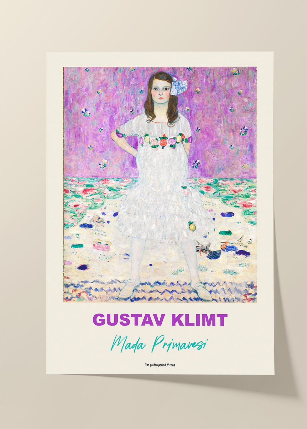 Gustav Klimt: Mada Primavesi poster
