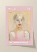 Helen Schjerfbeck - circus girl poster