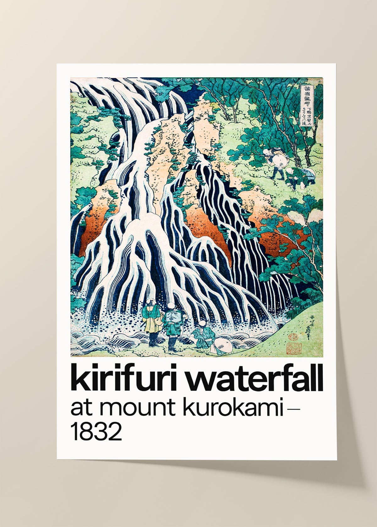 Hokusai - Kirifuri waterfall