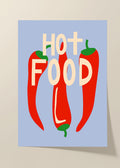 Hot food poster