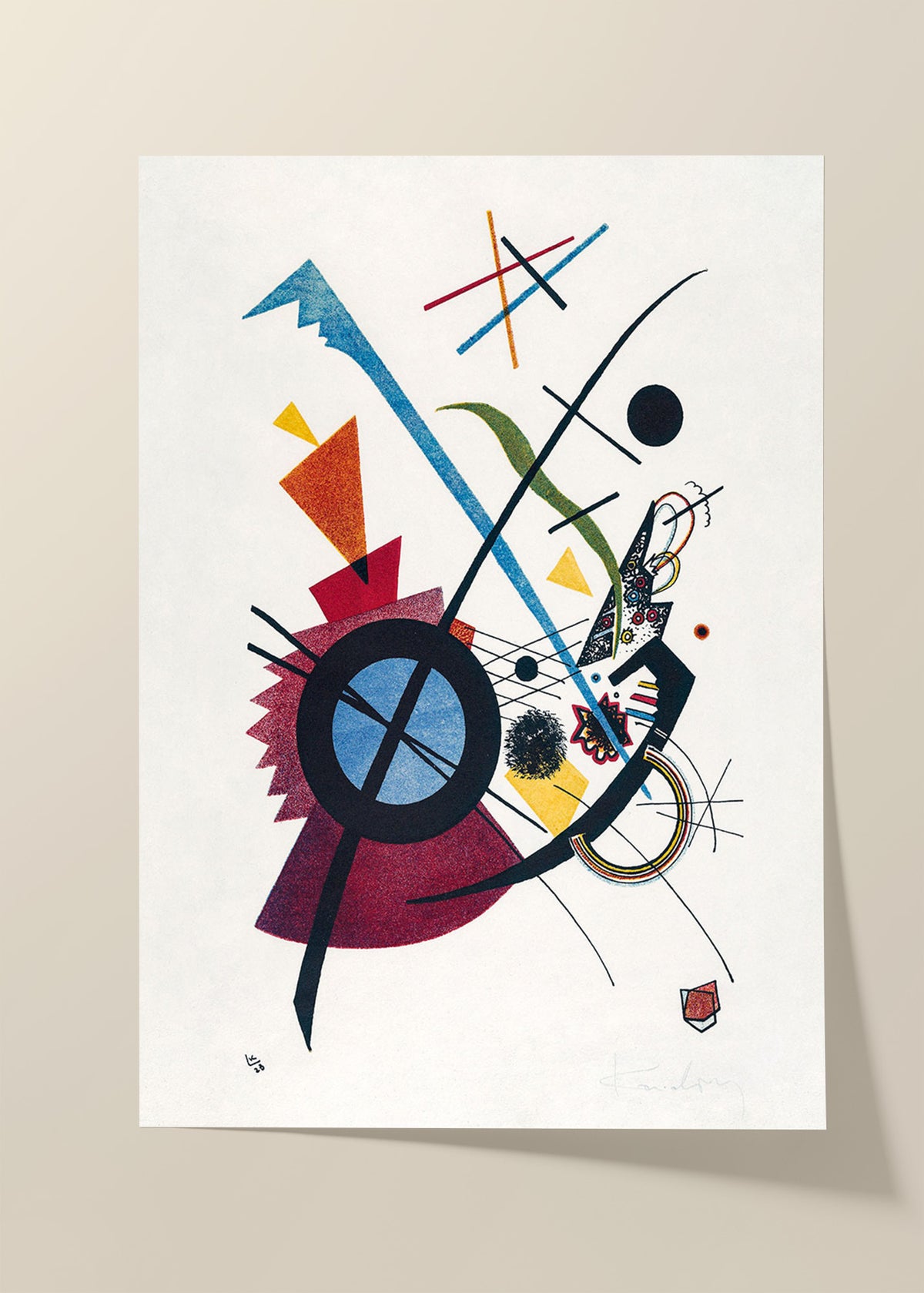 Kandinsky violet poster