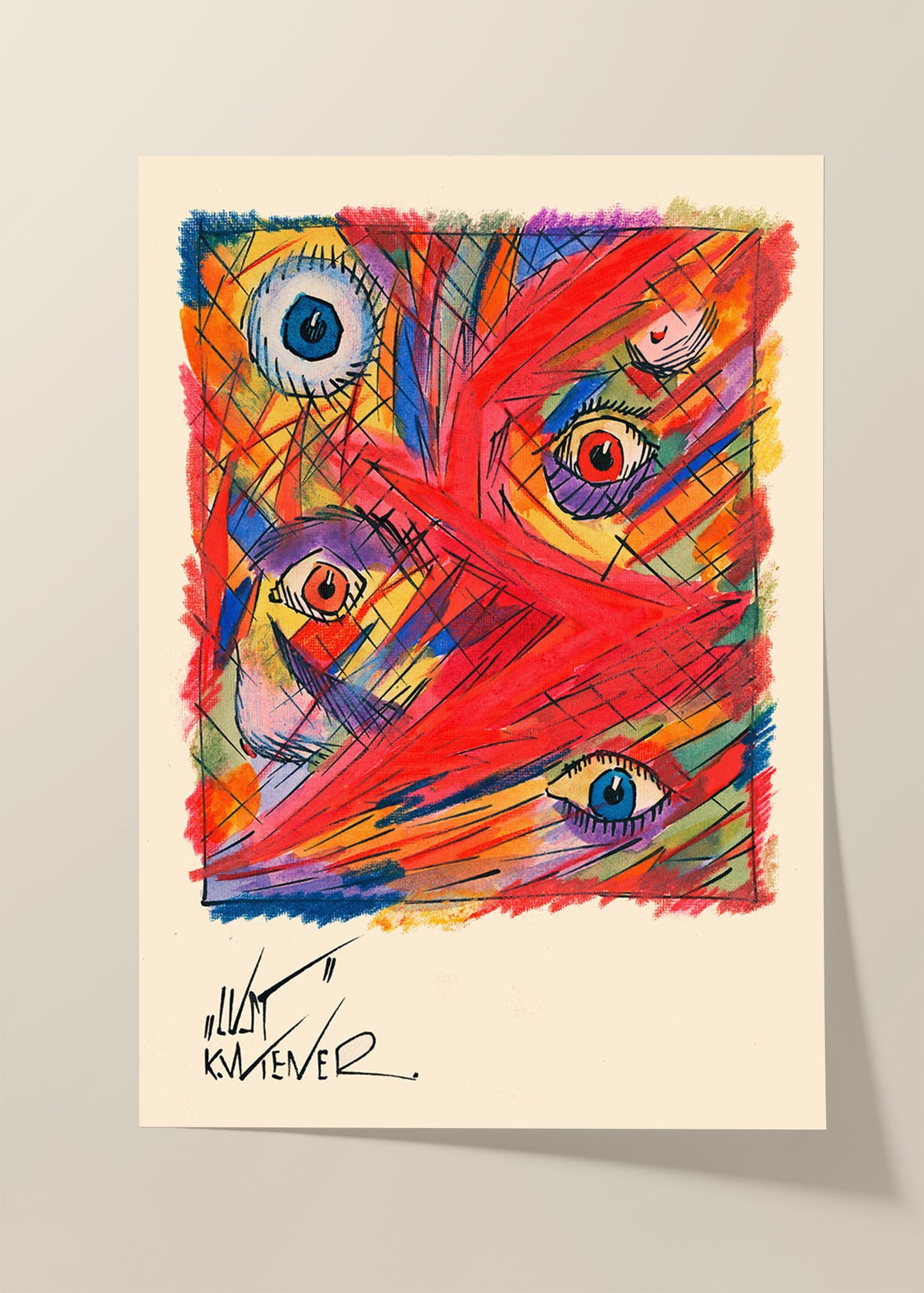 Karl Wiener - Lust poster