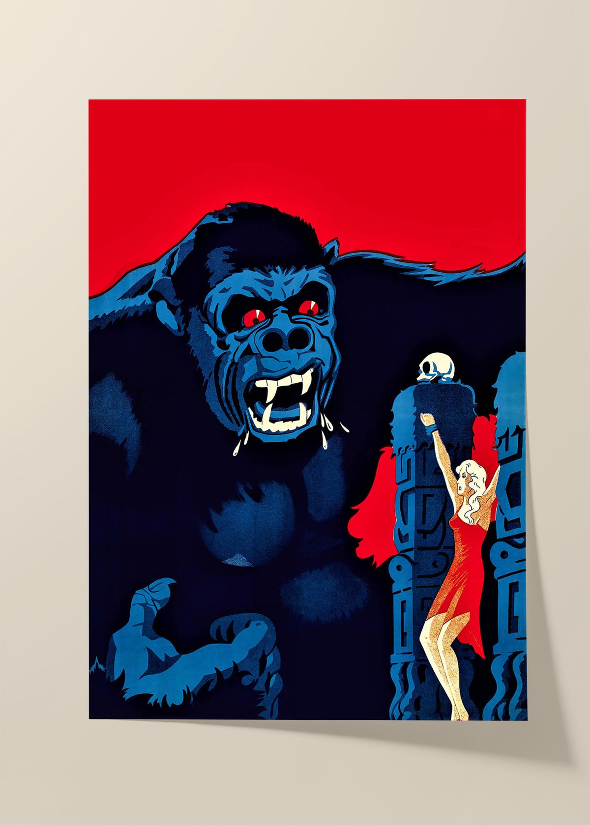 King Kong Danish movie poster
