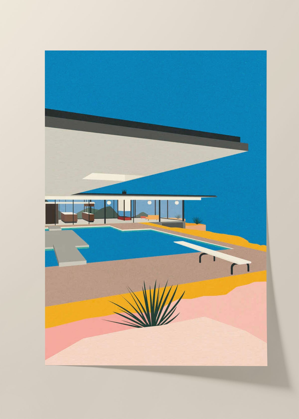 La Stahl House Poster