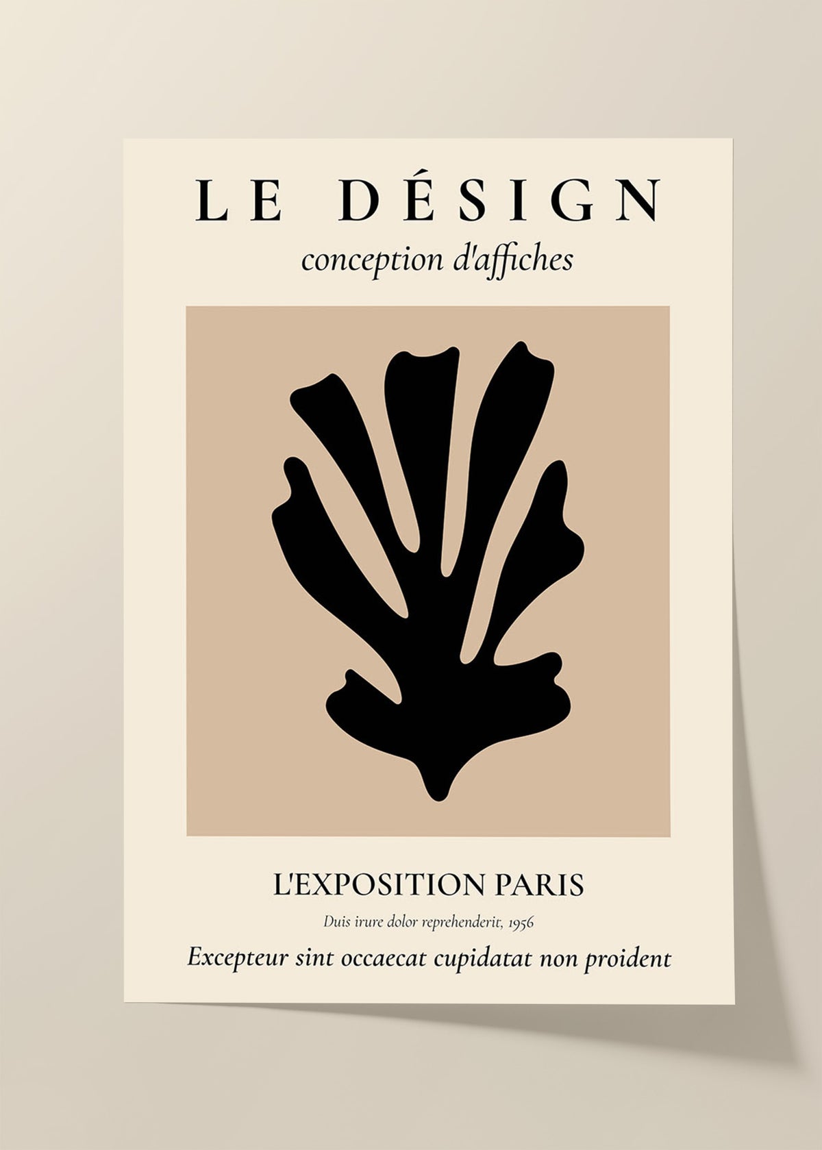 Le design poster