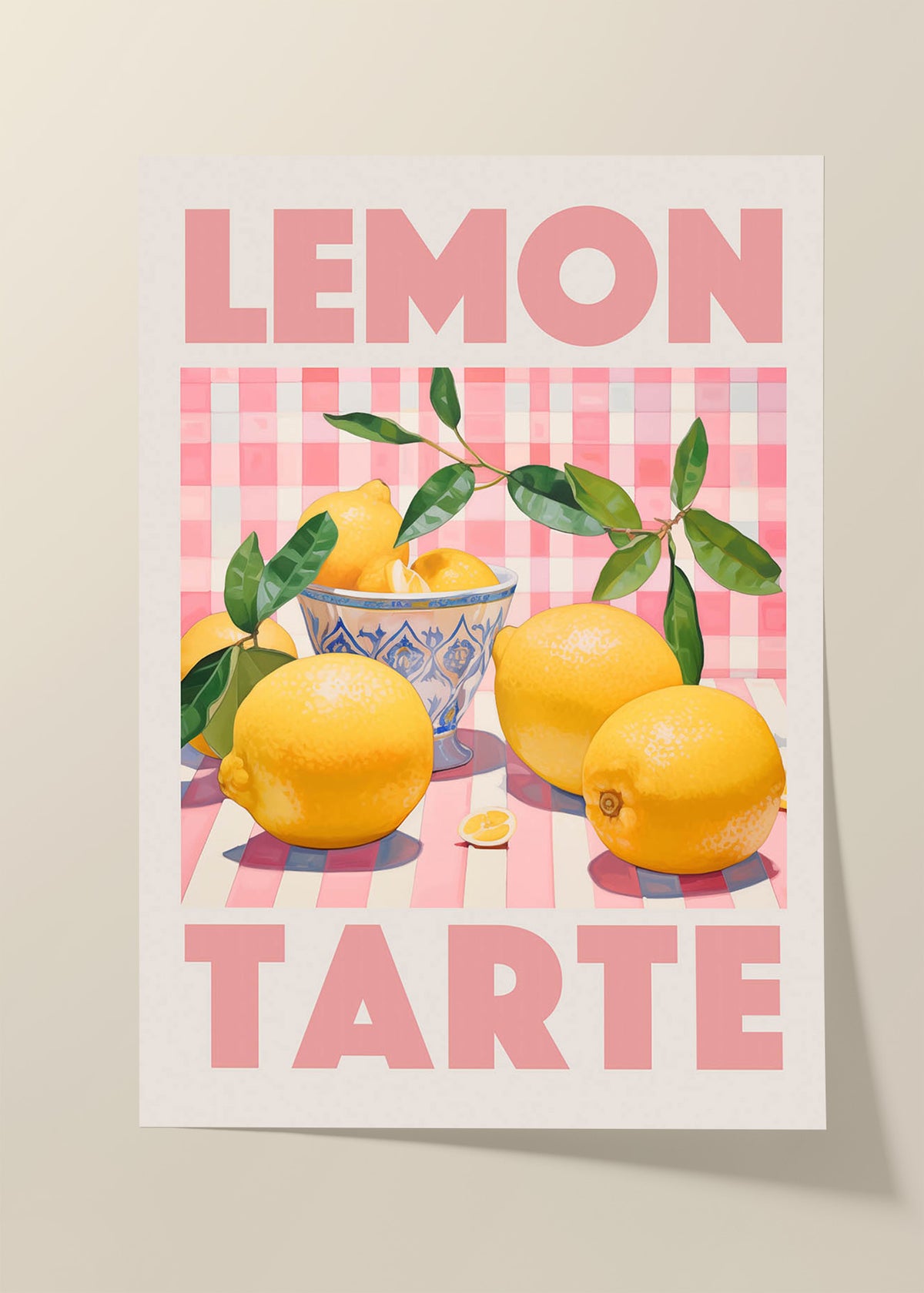Lemon tarte poster