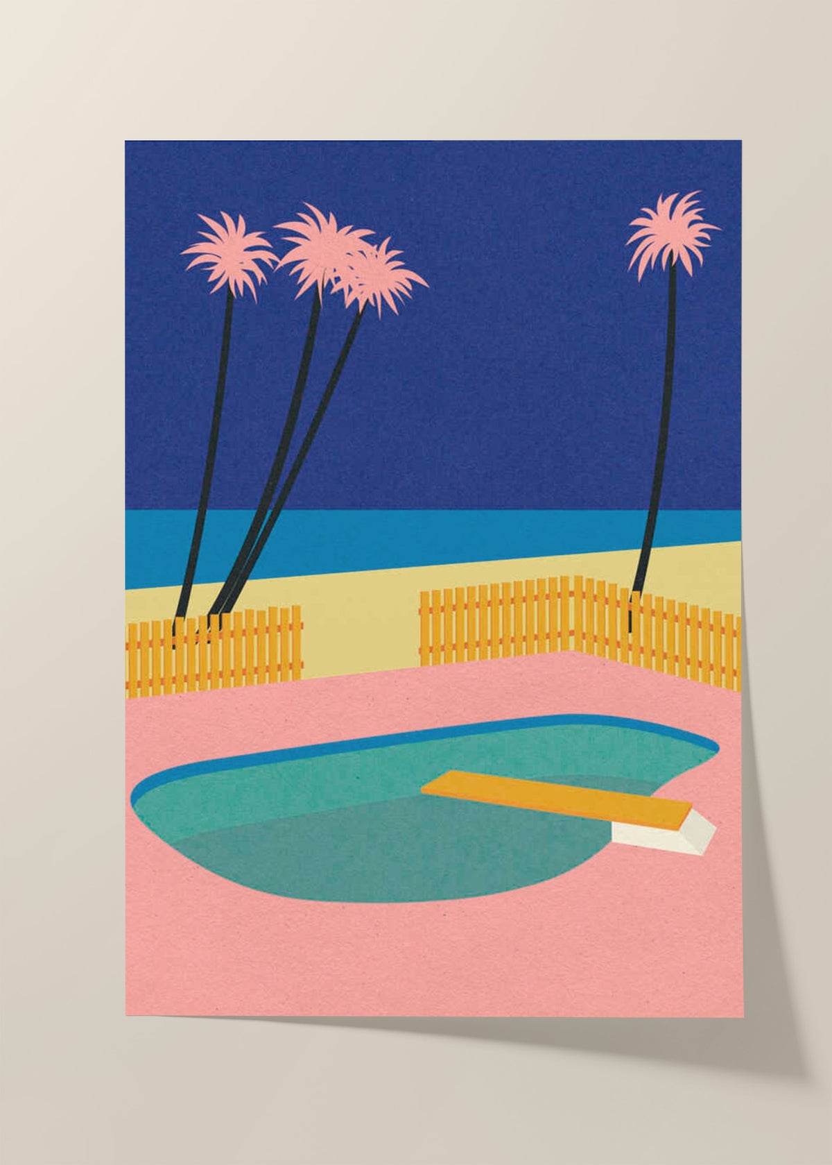 Malibu Beach Poster