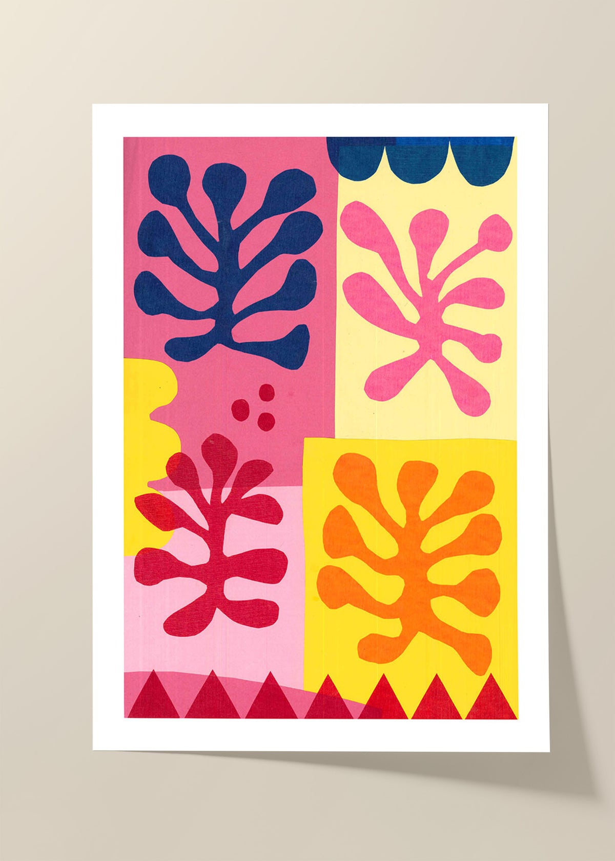 Cut Outs Leafs poster