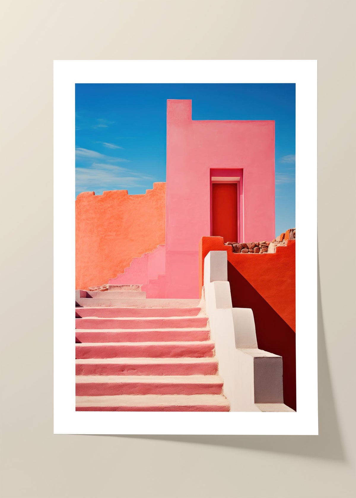 Mediterranean living poster