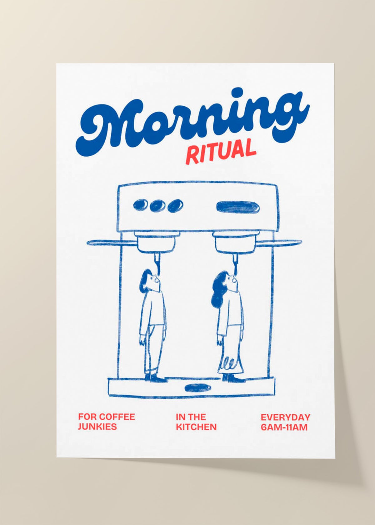 Morning Coffee Ritual Poster
