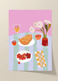 Pastel picnic bliss poster