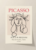 Picasso woman poster