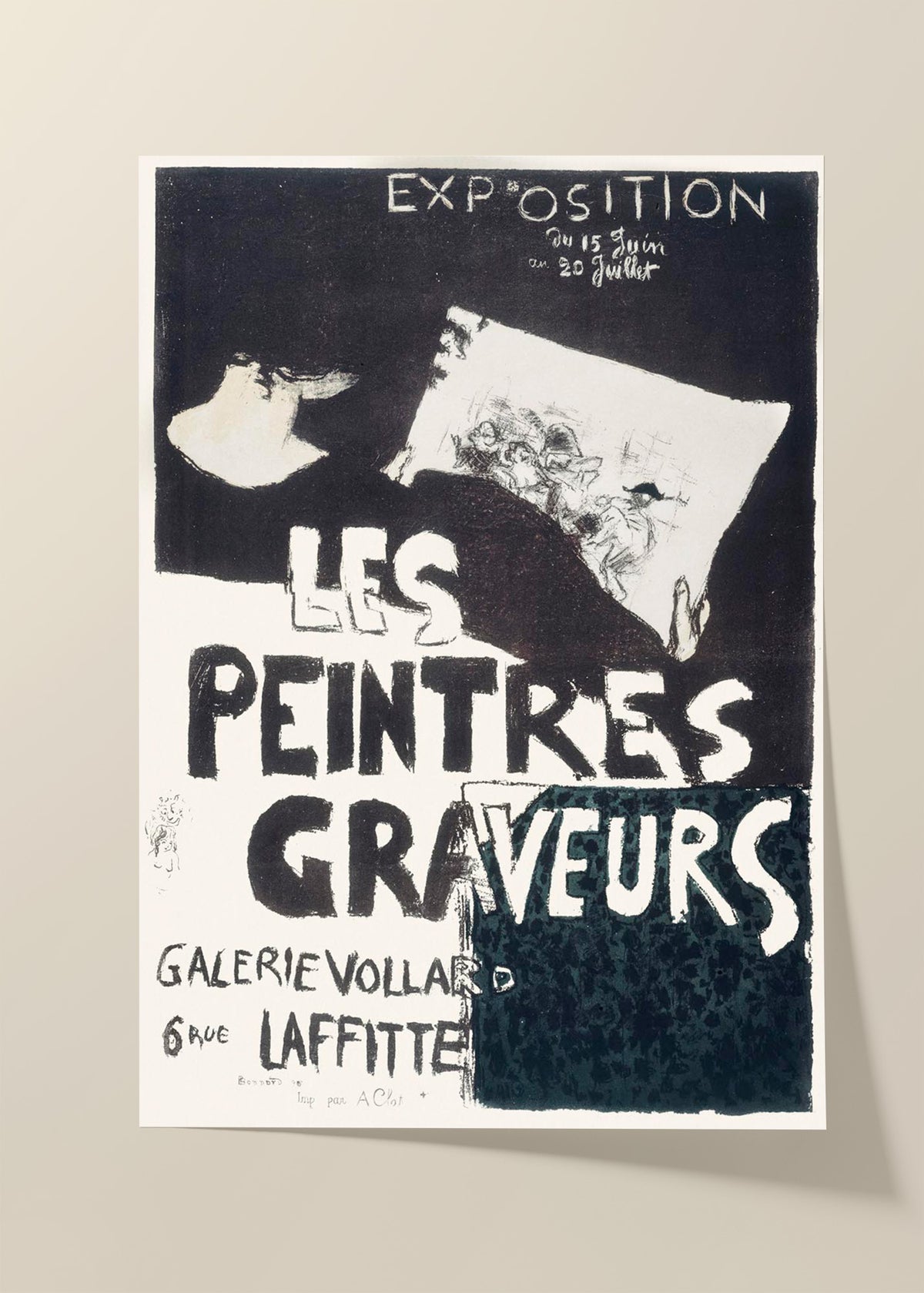 Pierre Bonnard – Les Peintres Graveurs Exhibition Poster