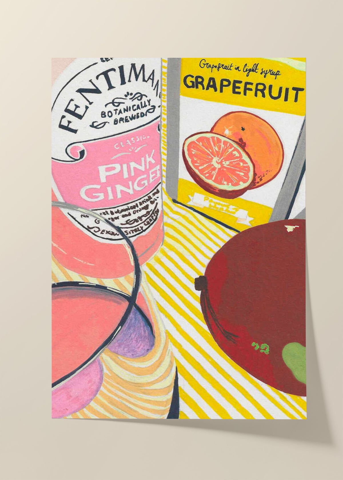 Pink Ginger and Grapefruit
