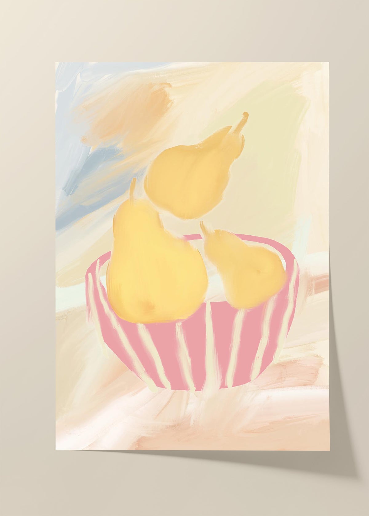 Pastel pears