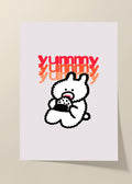 Yummy Bunny Poster