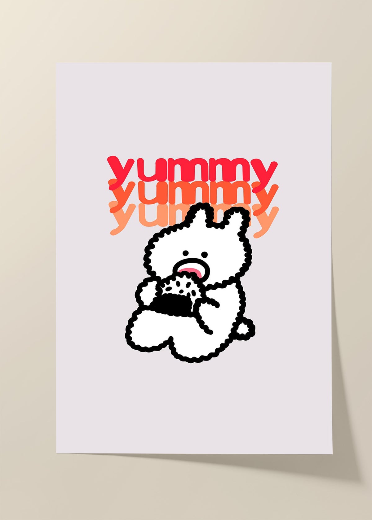 Yummy Bunny Poster