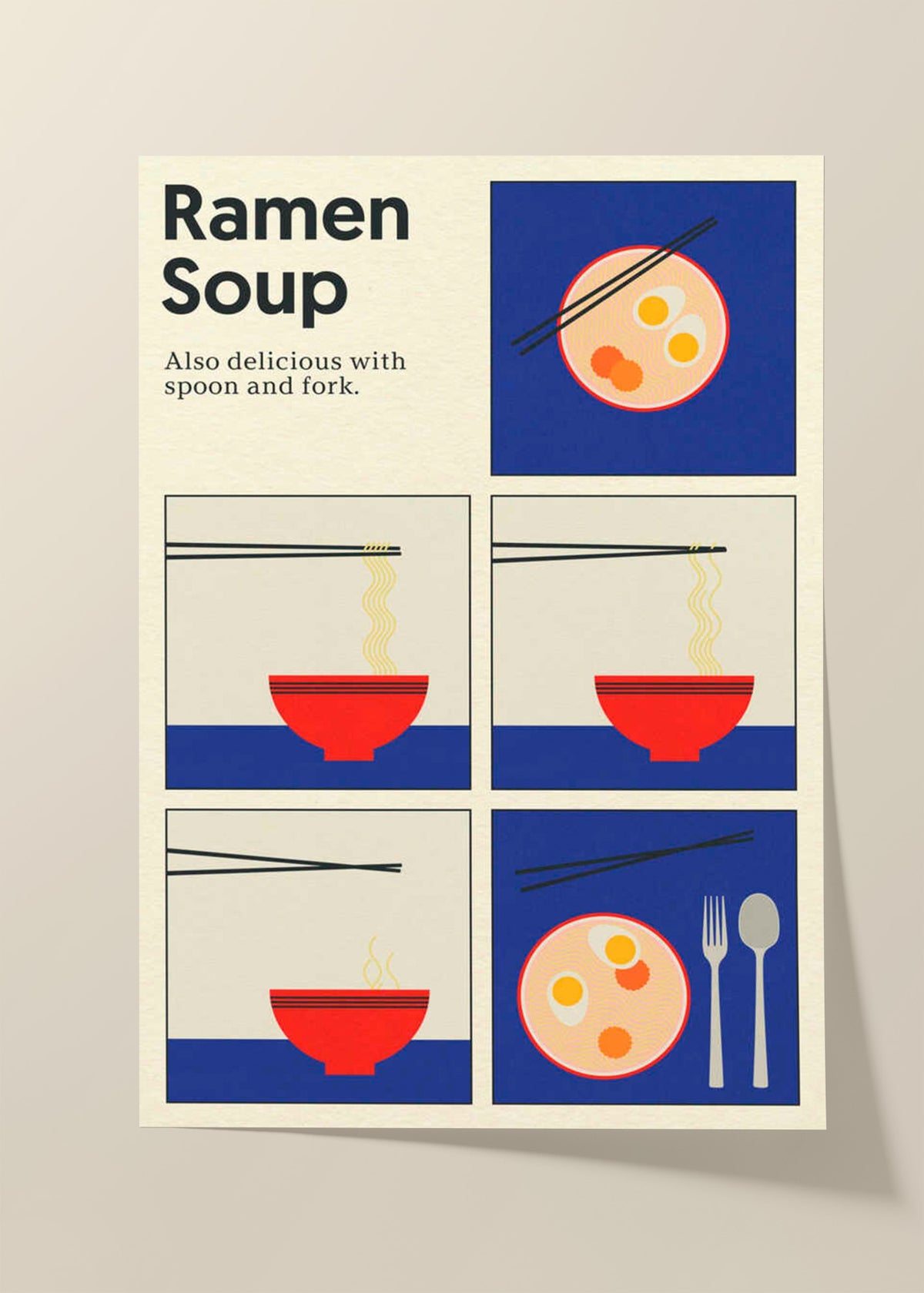 Poster Ramen Soup