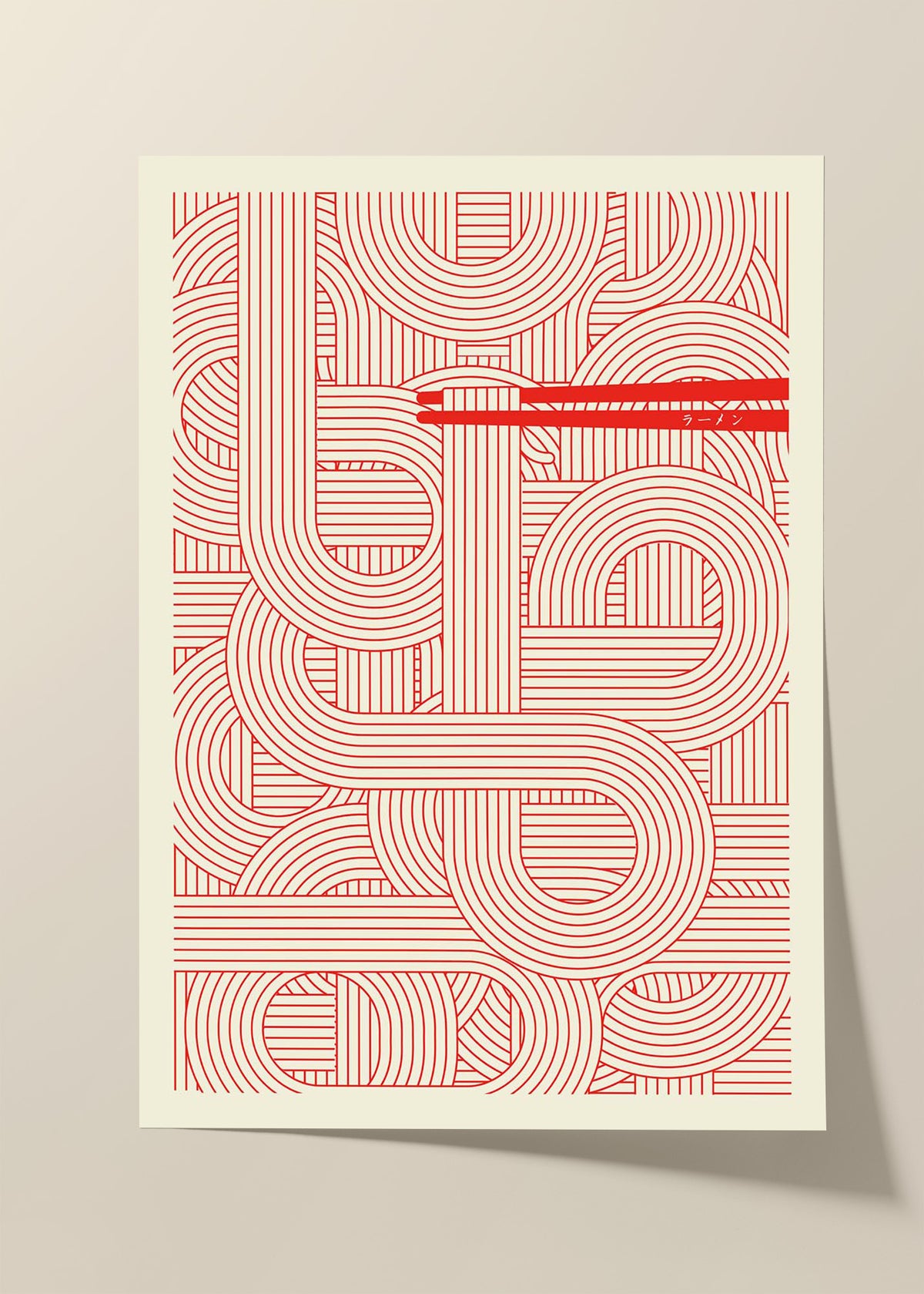 Ramen Red  poster