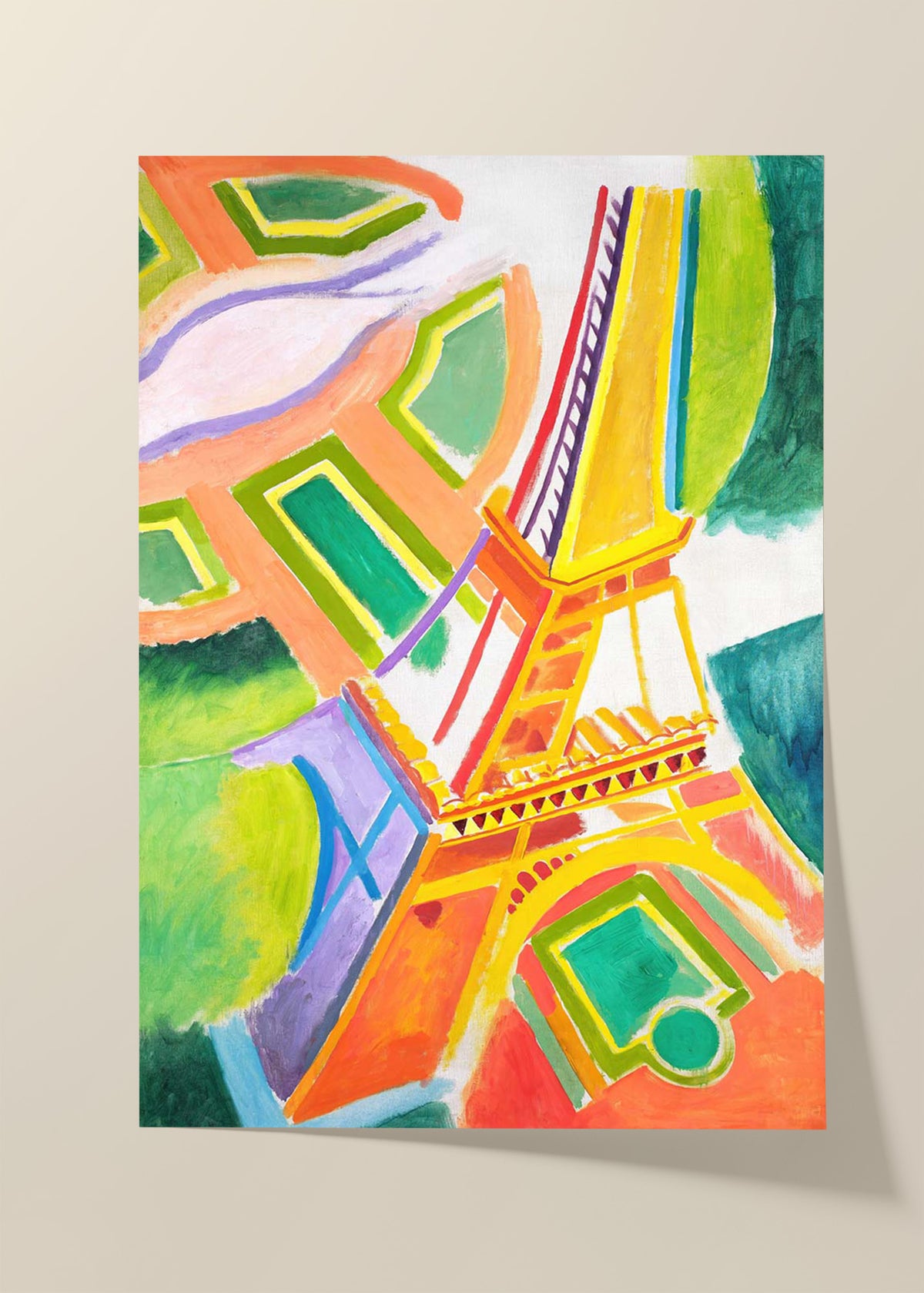 Robert Delaunay - Eiffel Tower poster