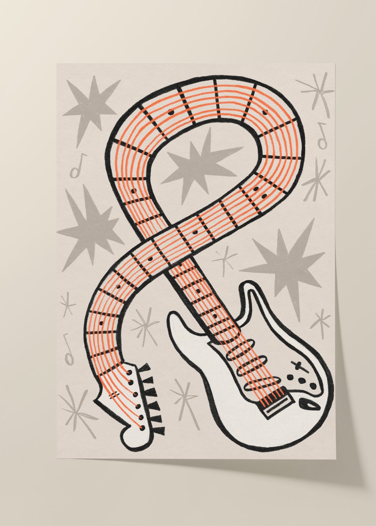 Rock and Roll Ampersand Poster