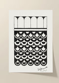 Samuel Jessurun - ornament of scales poster