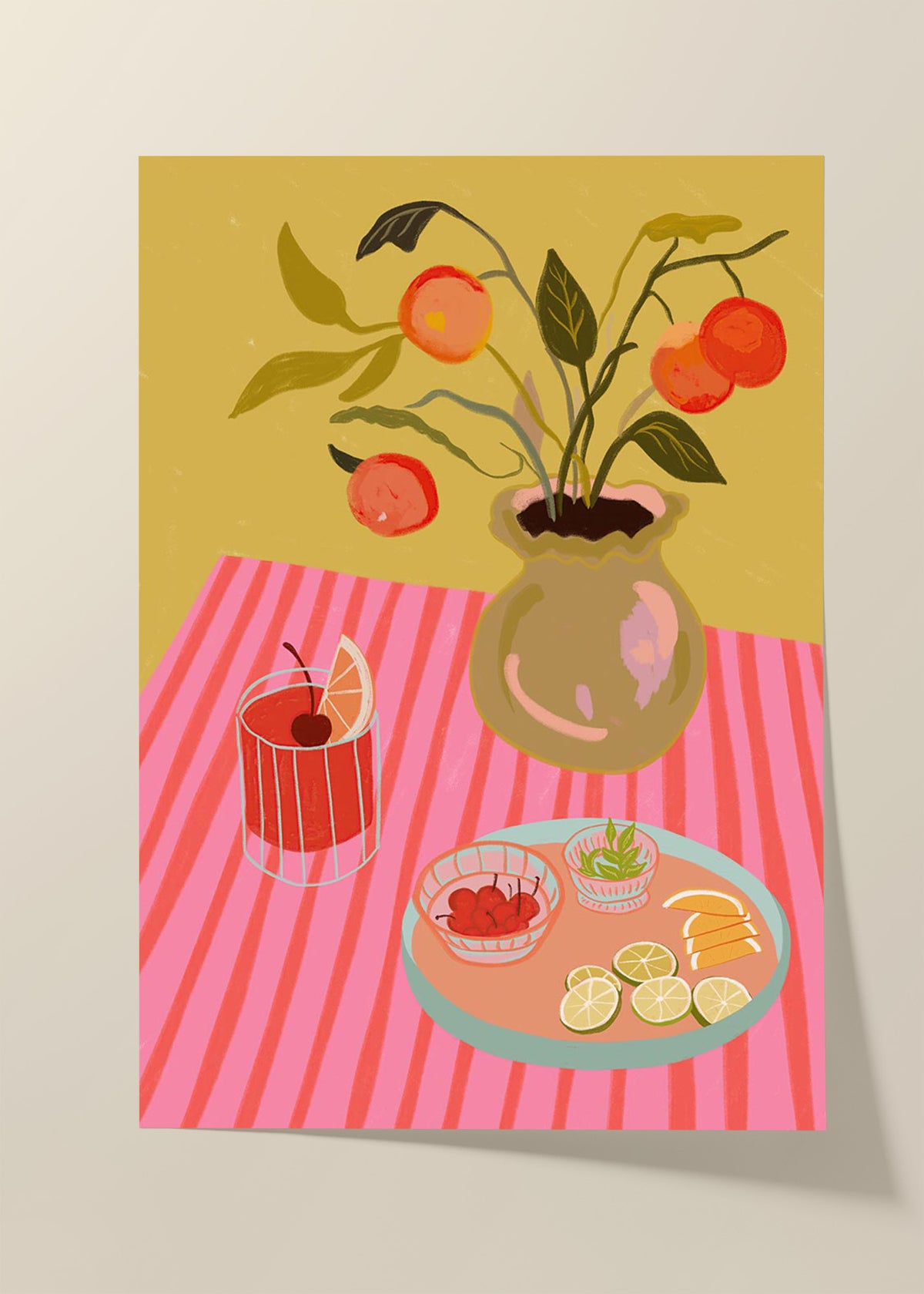 Tangy table poster