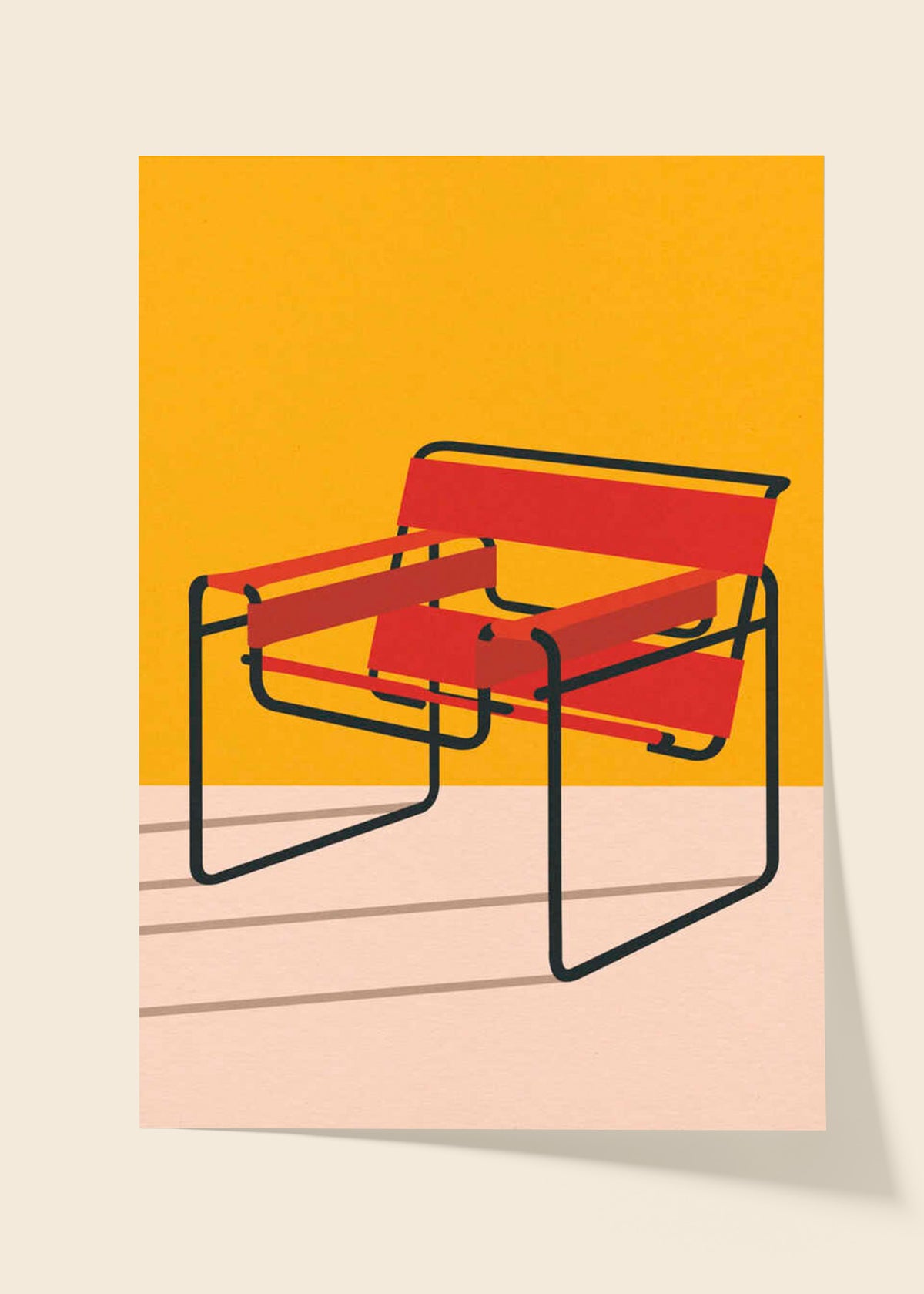 Wassily Chair Marcel Breuer Poster