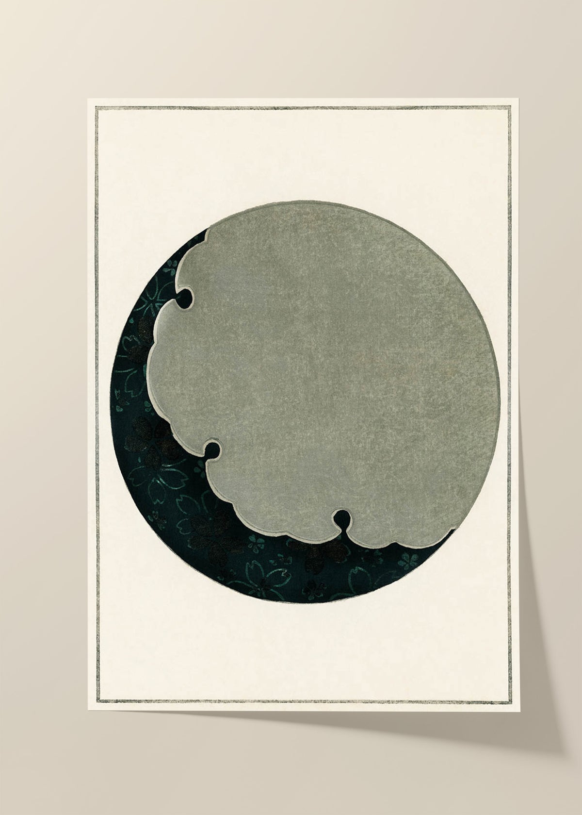 Watanabe Seitei moon poster