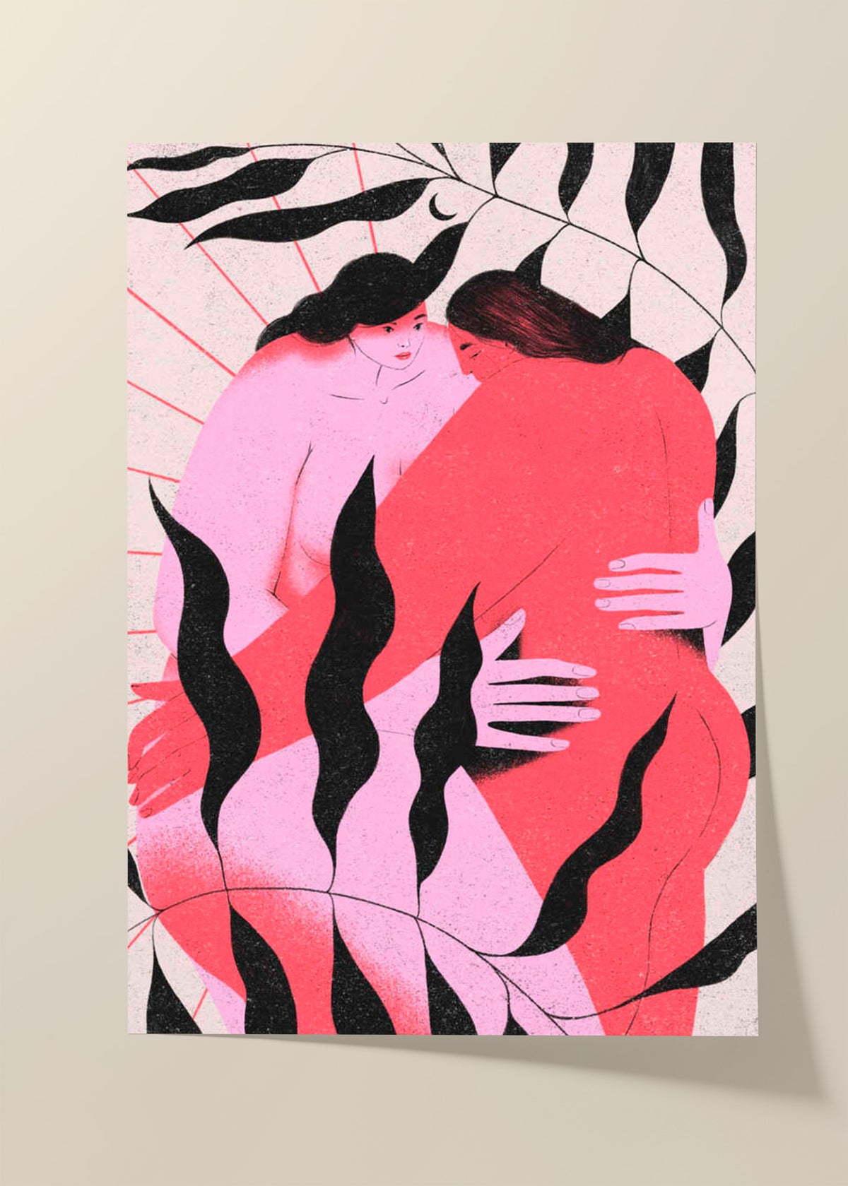 Women's Gentle Embrace Poster
