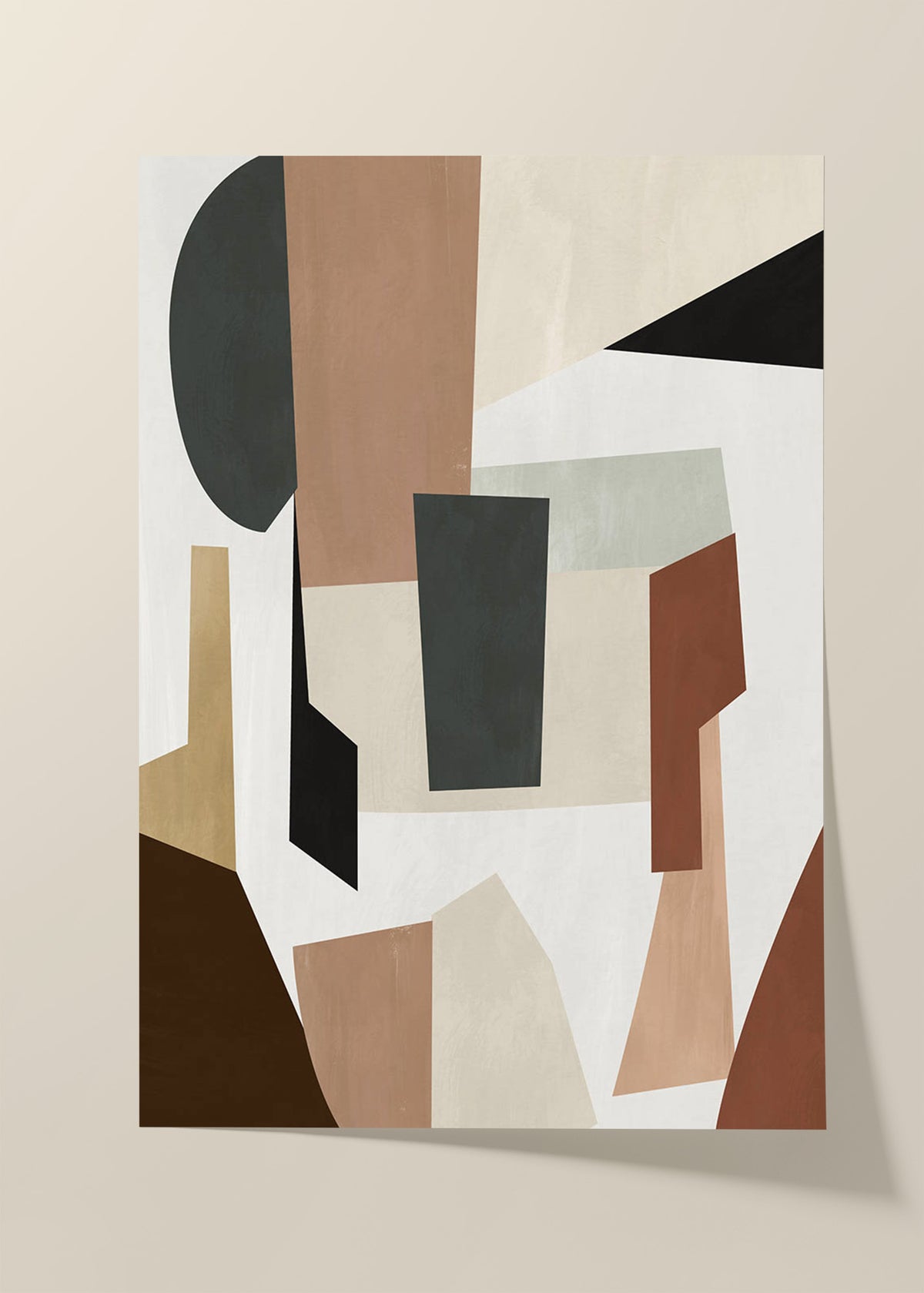 Abstract art poster