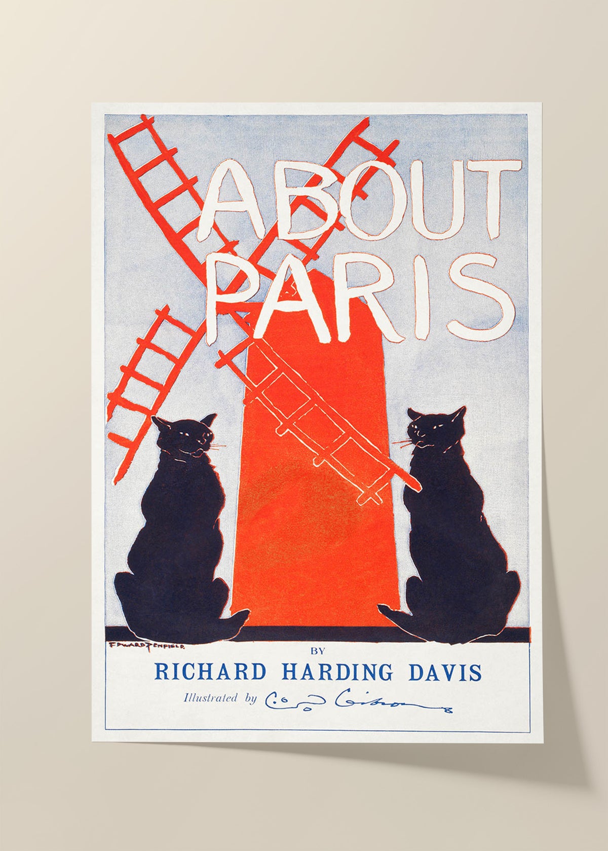 About Paris poster