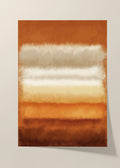 Abstract orange poster